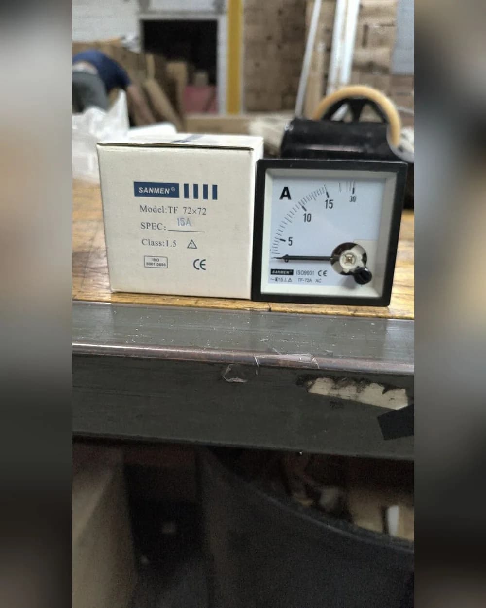 Amperímetro 72X72 15A