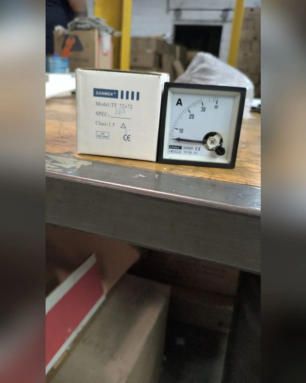 Amperímetro 72X72 30A